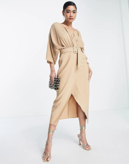 Women's Long Sleeve Shirt Dress – Image 4