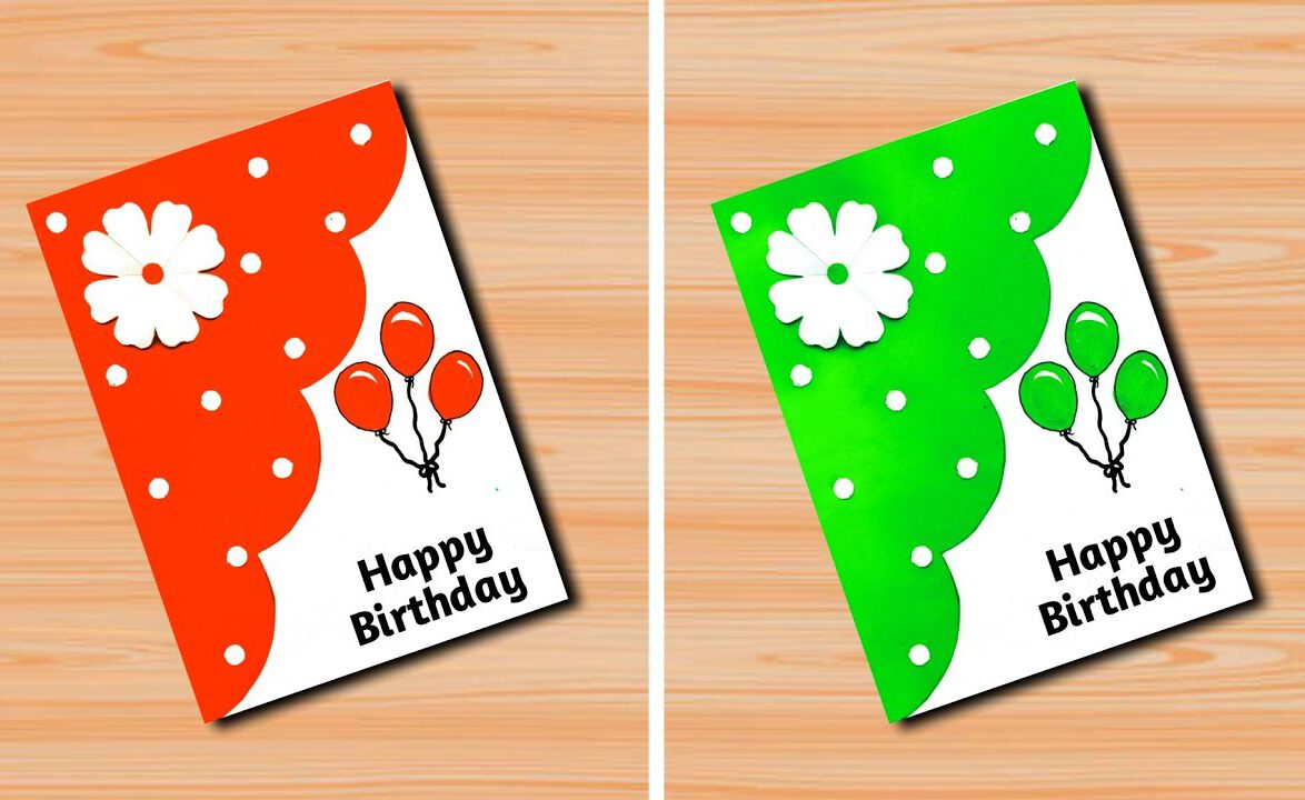 Carte de joyeux anniversaire / salutation d'anniversaire de bricolage ...