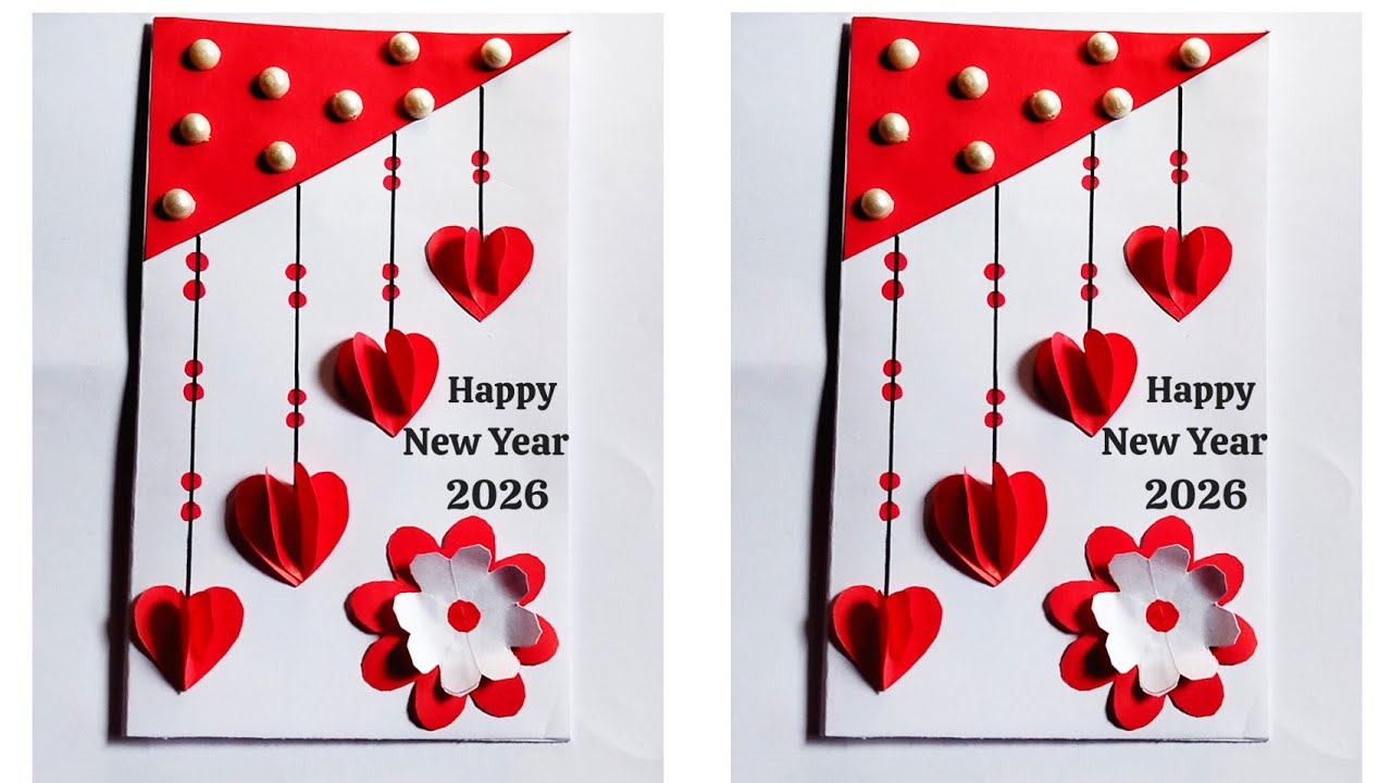 Carte de vœux pour le Nouvel An 2026 / Carte de...