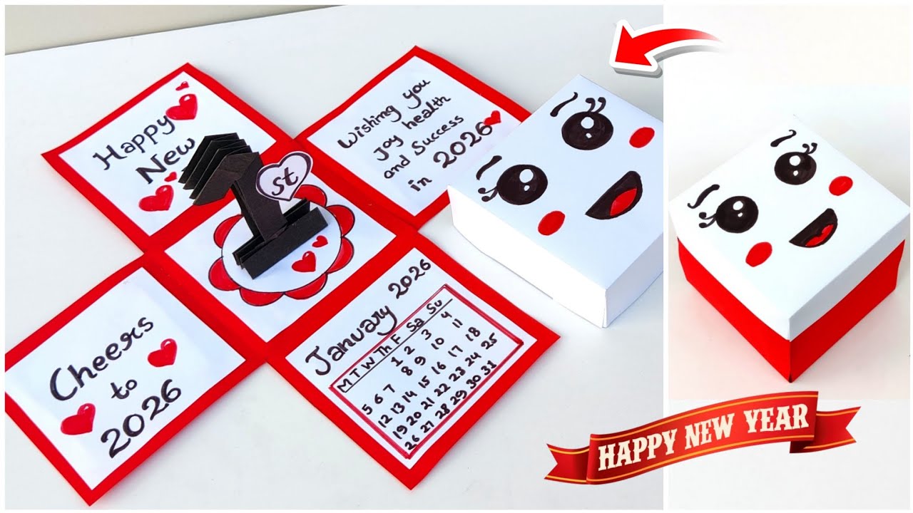 Coffret cadeau de bonne année fait main 2026 /...