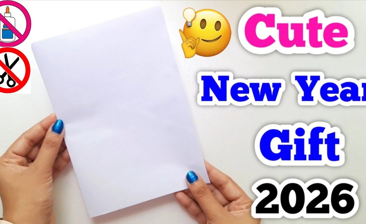 Sans colle ni ciseaux Cadeau de Nouvel An 2026...