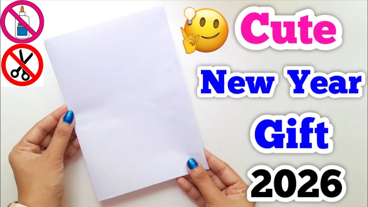 Sans colle ni ciseaux Cadeau de Nouvel An 2026...
